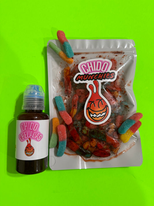 Chamoy gummy worms